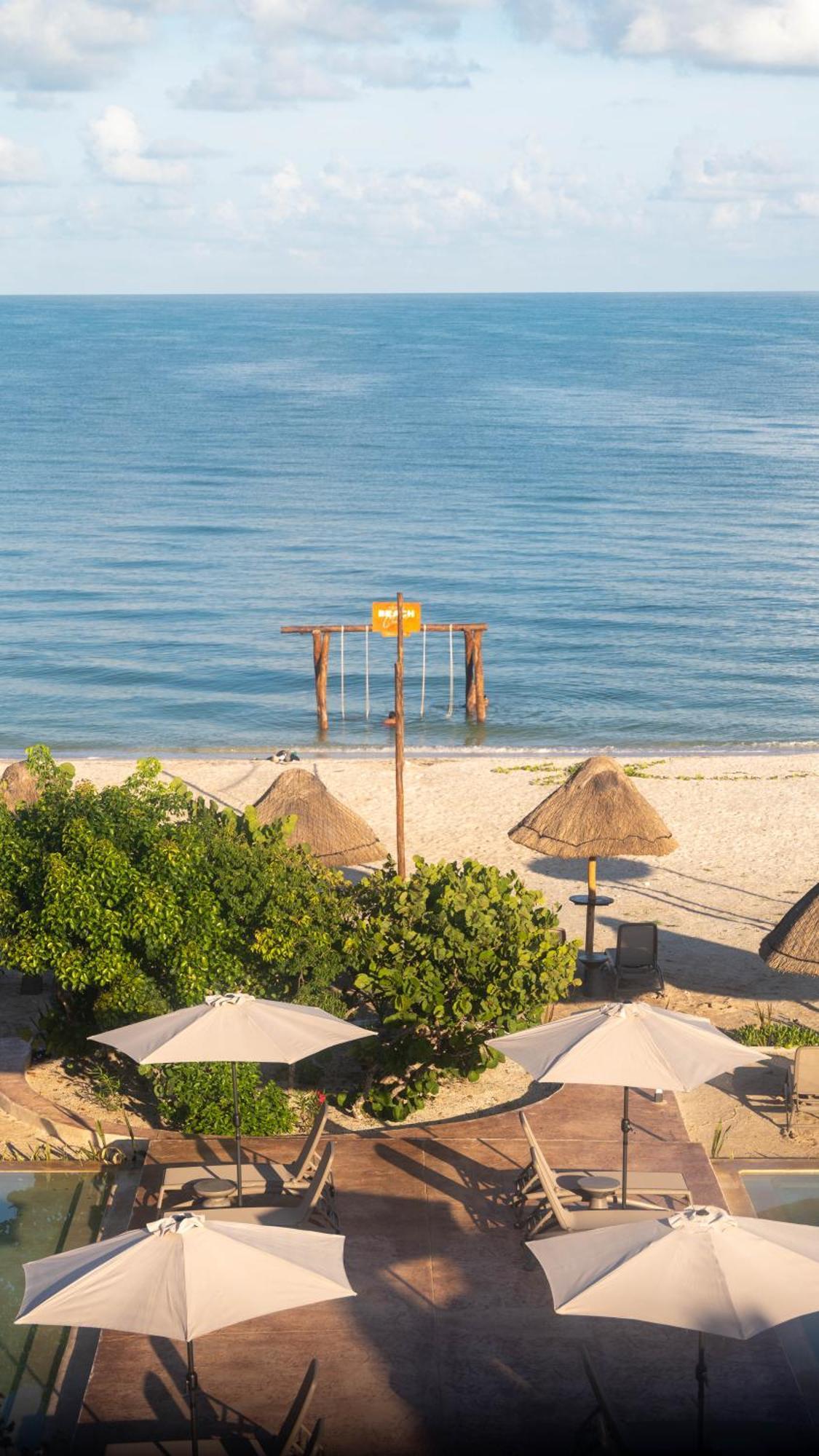 Totem Beach Club Celestun Exterior foto